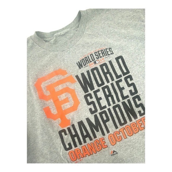 San Francisco Giants World Series Champs “Orange‎ October” Short Sleeve Tee XL - Picture 1 of 8